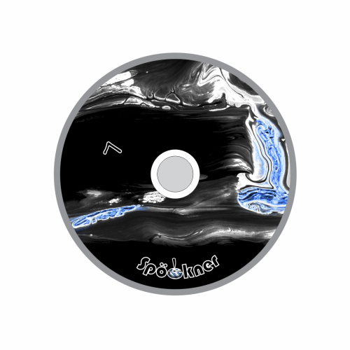 Spöckner "Lawine / blau schwarz" Eisstock